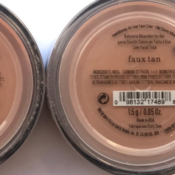 #NWT bareMinerals  Faux Tan All Over Face Color 1.5g/0.05oz - Lot of 2 - Picture 1 of 2